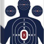 Blue Design Shooting Targets Paper